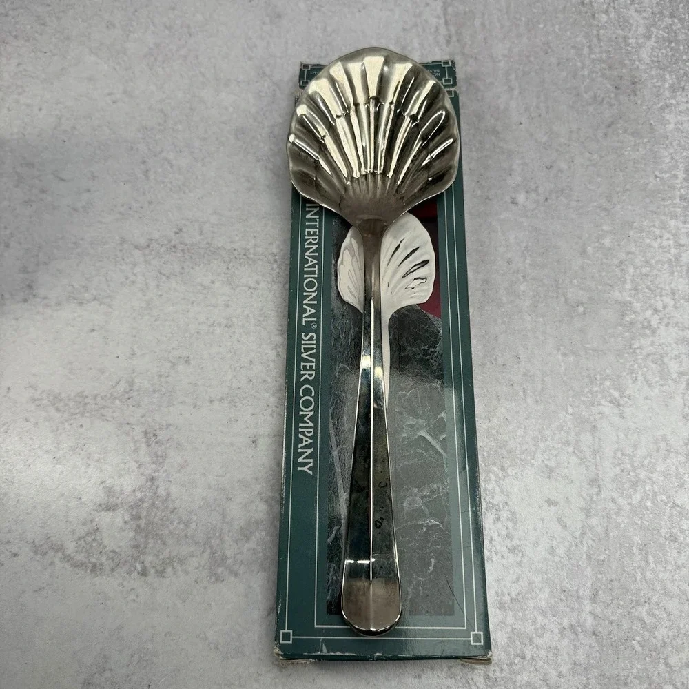 Vintage Silver Plated Pie‎ Serving Utensils 5 Set - Gorham Heritage Salad Tongs